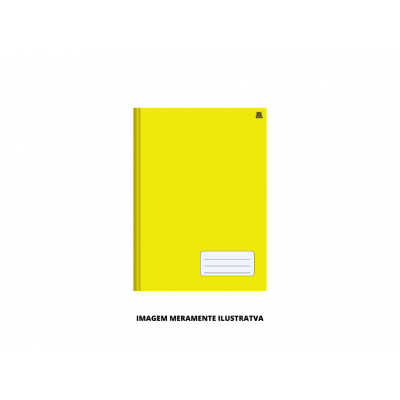 CADERNO - ANIMATIVA - BROC 1/1 CD 96F KBOM AMARELO